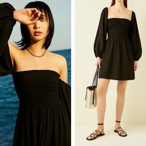 Cloe Cassandro Agatha Smocked Mini Dress